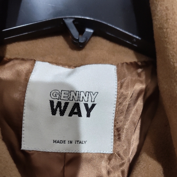 JENNY WAY TAN Overcoat ITALY - Picture 16 of 16